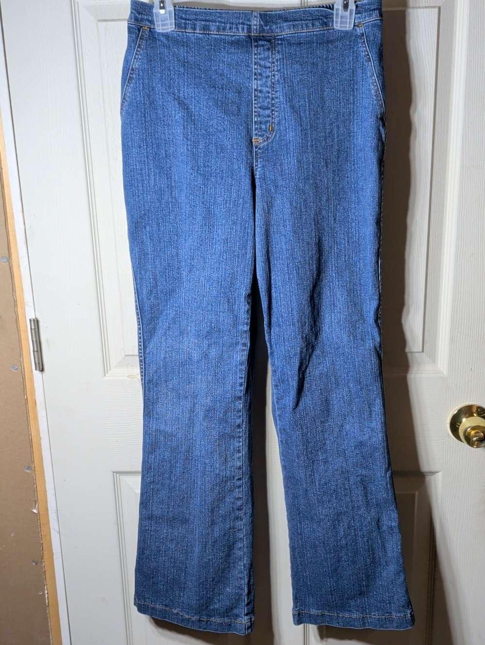 Soft Surroundings Medium Blue Flare-Leg Jeans